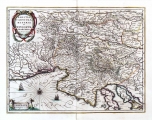JANSSONIUS, JAN: MAP OF KARST, CARNIOLA, ISTRIA AND SLOVENIAN MARK